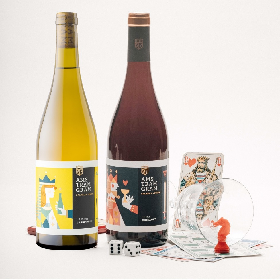 bouteilles Le Roi Cinsault et La Reine Carignan(ne)